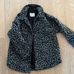 Zara cheetah Print Coat
